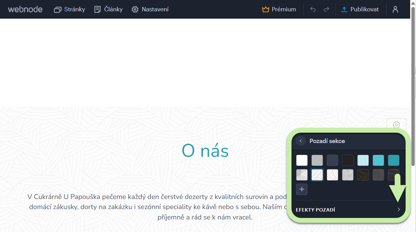 Jak přidat efekty obrázkům na pozadí